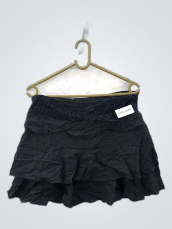 Black Ruffled Skirt