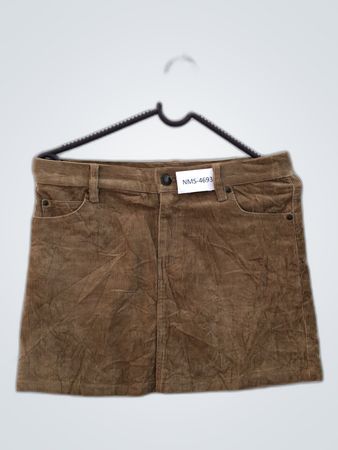 Brown Corduroy Skirt