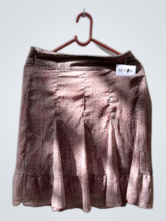 Pink Floral Skirt