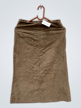 Brown Corduroy Skirt