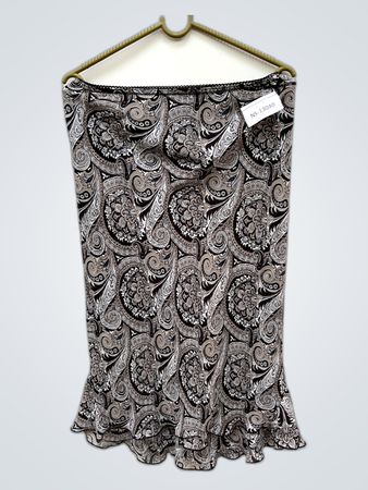 Smart Set Paisley Strapless Crop Top
