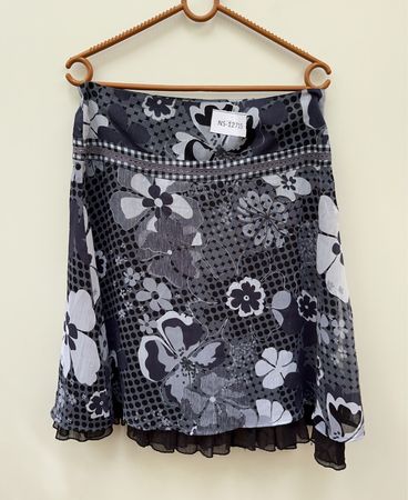 Unbranded Floral Print Mini Skirt