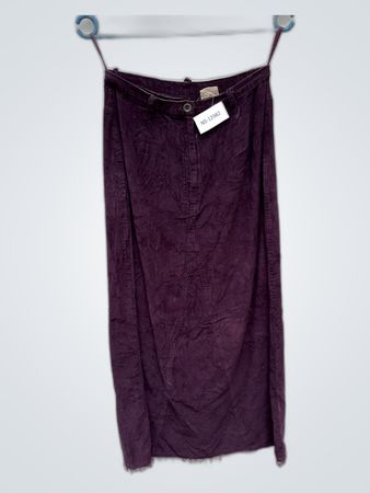 Purple Corduroy Skirt