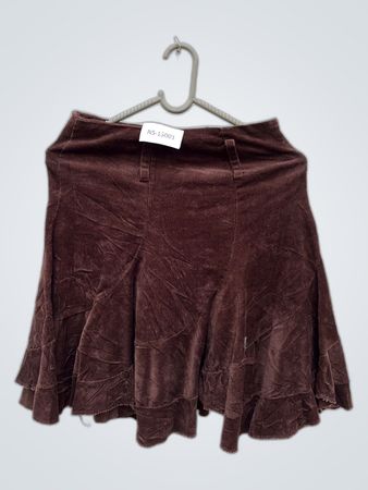 Brown Corduroy Skirt