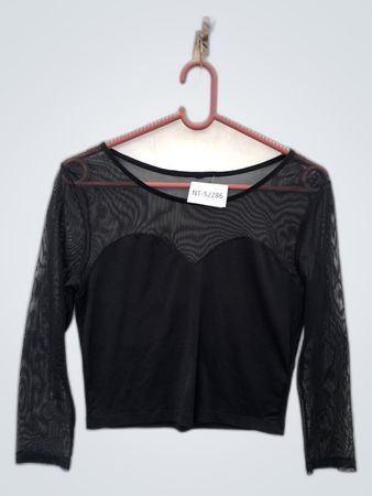 Black Sheer Top
