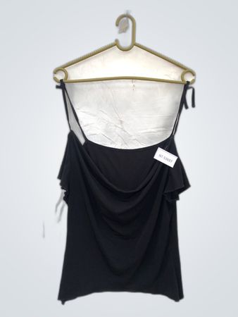 Black Ruffled Cami
