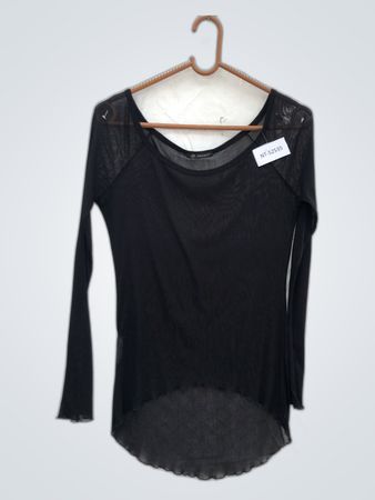 mixeri Long Sleeve Mesh Top