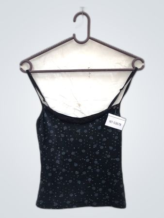 Black Polka Dot Tank Top