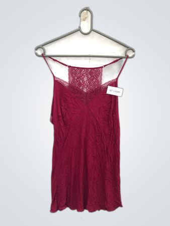Rouge Gorge Red Lace Camisole