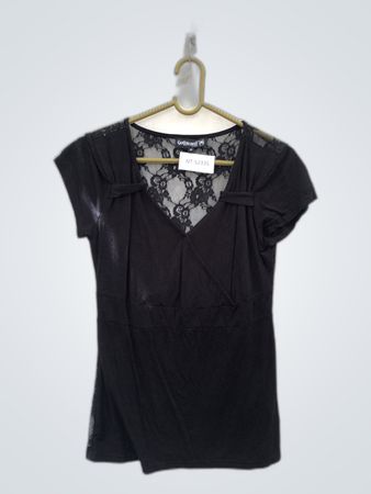 Gothicana Black Lace Top