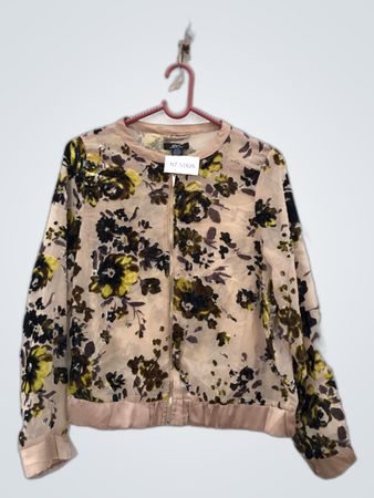 Viva Couture Floral Zipper Jacket