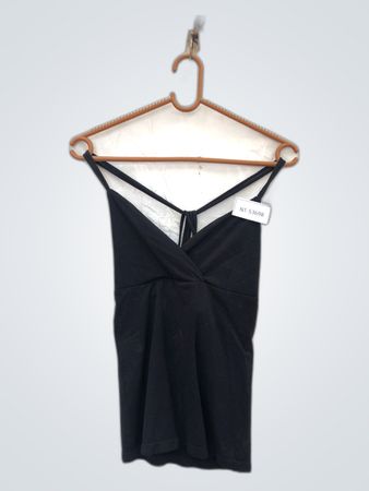 See You Monday Black Cami Top