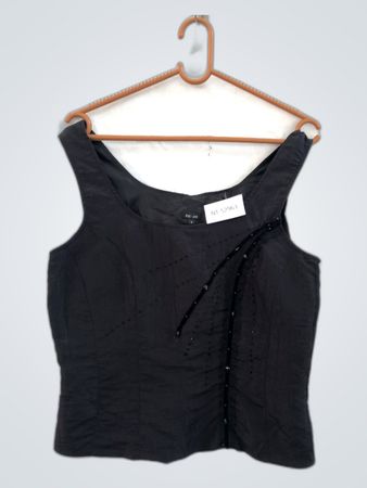 ZE-ZE Black Sleeveless Top