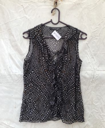 Sheer Black Lace Top