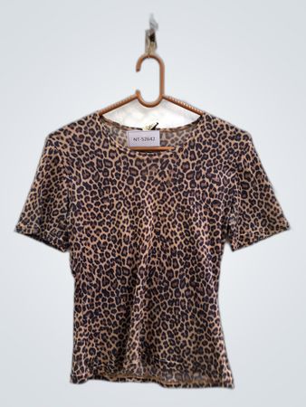 Fashion Studio Leopard Print Top