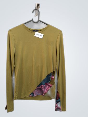 Miss Chattawak Green Long-Sleeve Top
