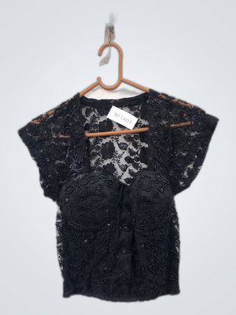 Black Lace Top