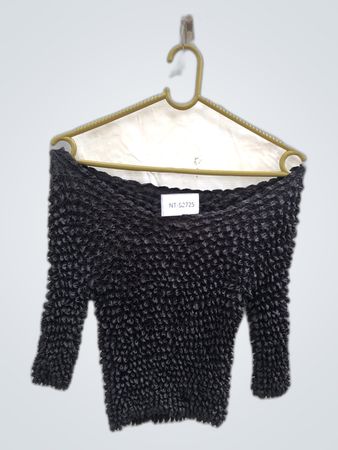 Black Knitted Top