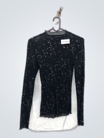 Black Star Long Sleeve Top