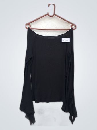 Black Off-The-Shoulder Top