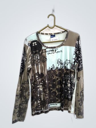 Cecil Printed Long-Sleeve Top