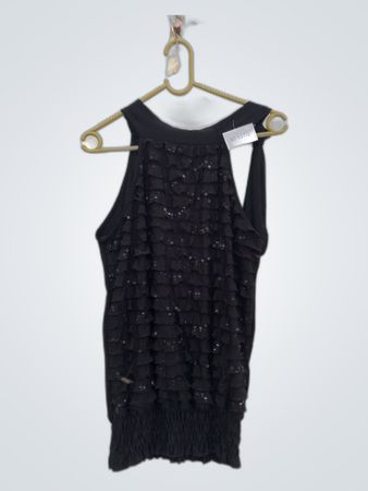 Black Ruffled Dress