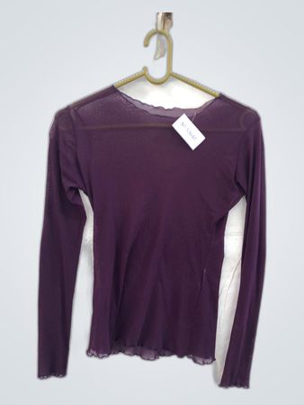 Purple Long-Sleeve Top