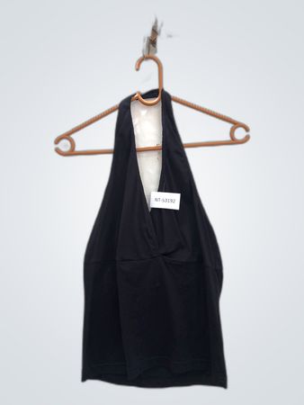Black Halter Neck Top