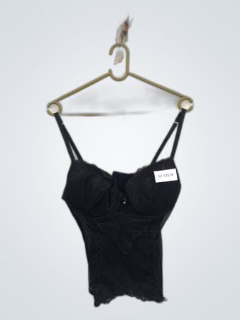 Black Lace Bra