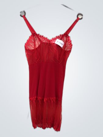Red Lace Chemise