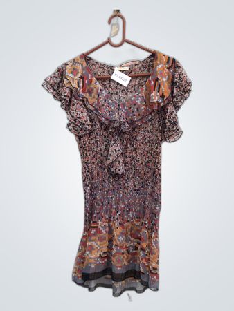 Floral Short-Sleeve Dress