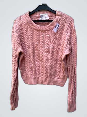 Ally Fashion Pink Knit Sweater