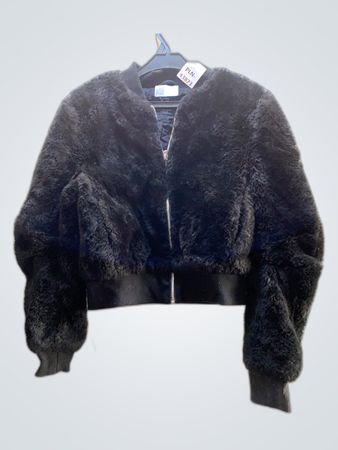 Benka Black Fur Jacket