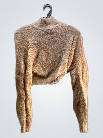 Tan Fuzzy Sweater