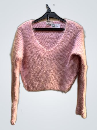 Pink Fuzzy Sweater