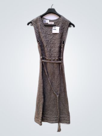 Gray Knit Dress