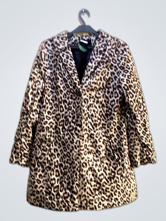 Leopard Print Coat