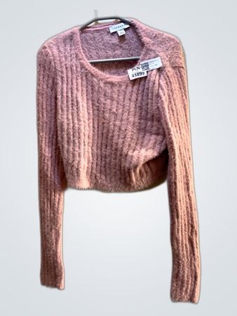 Topshop Pink Knit Sweater