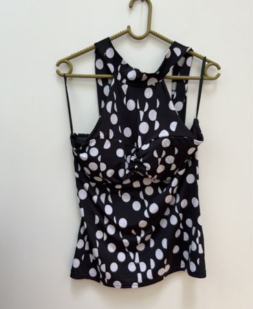 Lola & Liz Polka Dot Sleeveless Top