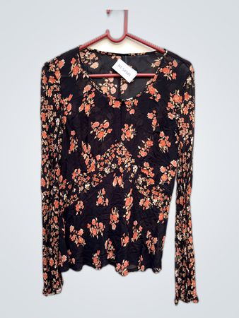 Floral Sheer Blouse