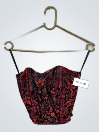 Red and Black Bustier