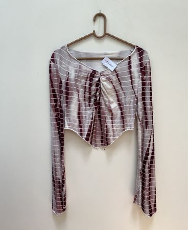 Blouse with Striped Pattern