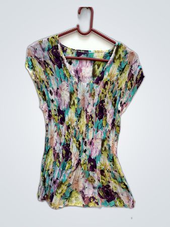 Blouse with Floral Pattern