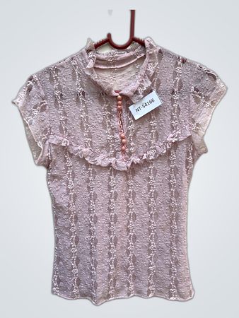 Pink Lace Blouse