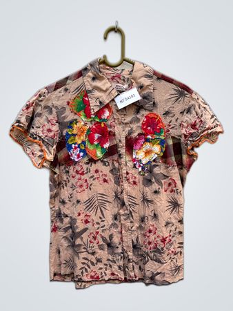 ONLY Floral Patchwork Shirt