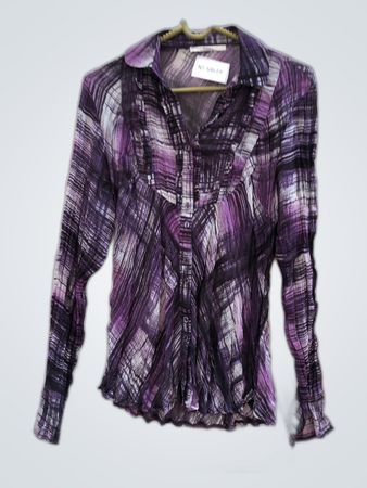 Xanaka Purple Plaid Long-Sleeve Shirt