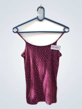 Purple Polka Dot Top