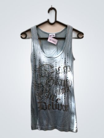 Madonna Light Blue Tank Top