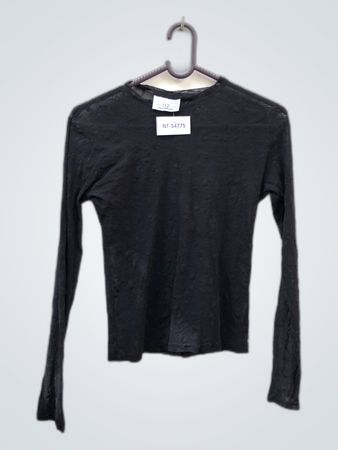 Black Long-Sleeve Top