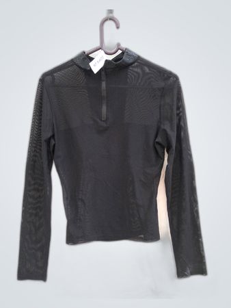 Black Long-Sleeve Top